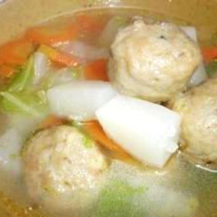 かんたん!ヘルシー!野菜たっぷり肉団子スープ